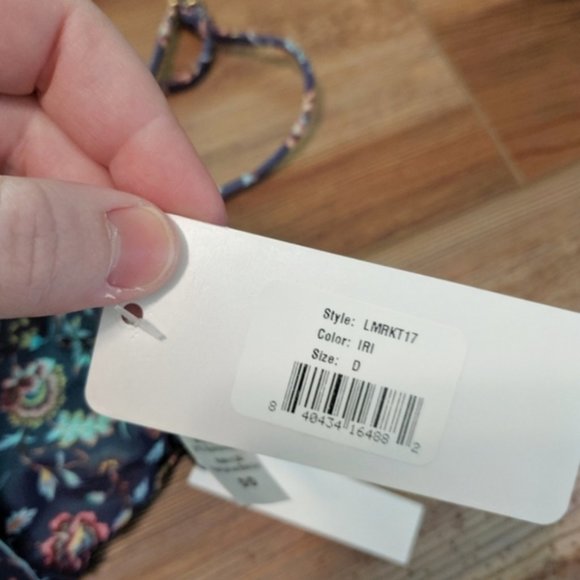 NWT L*Space Rocky Bikini Top in Liberty Mist Print - Picture 4 of 4